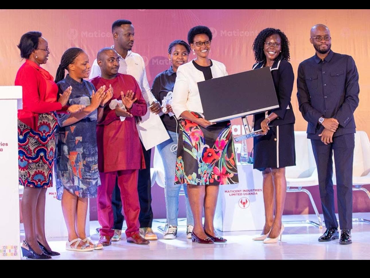 Minister Evelyn Anite launches Maticent’s Academic Institutions’ One Laptop Program